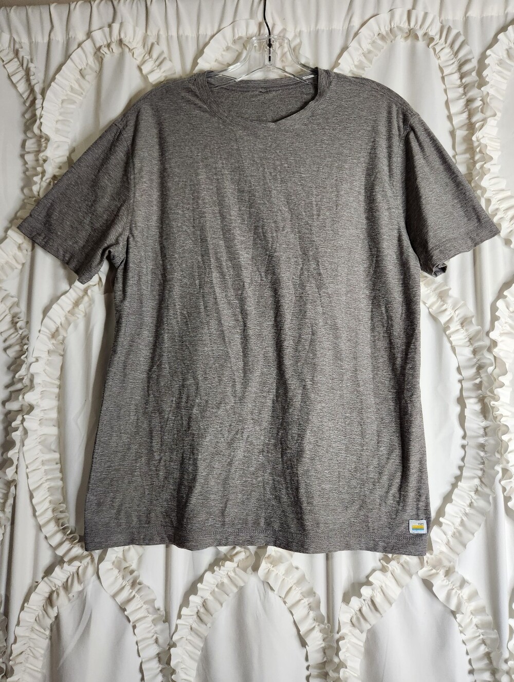 Vuori Heather Gray Short Sleeve Crew Tee